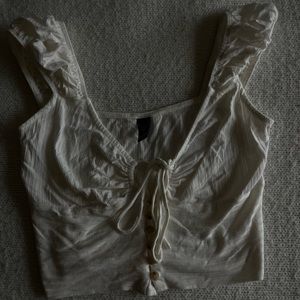 Windsor Ribbed Corset Crop Top